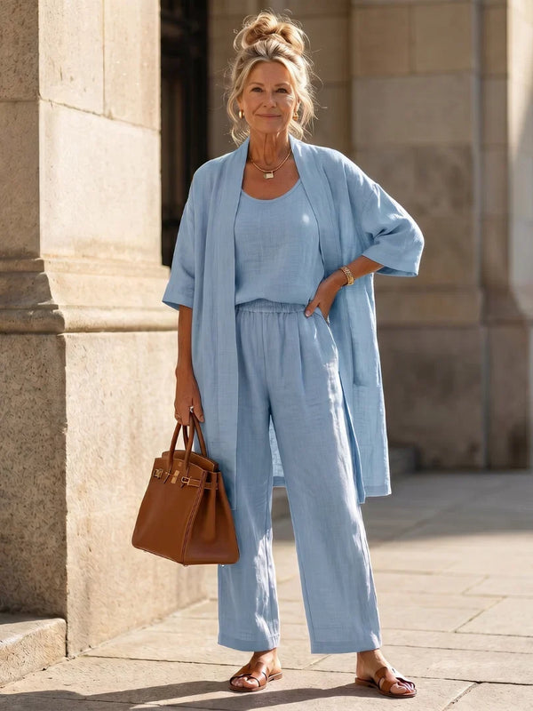 Théa Three-Piece Relaxed Co-Ord Set