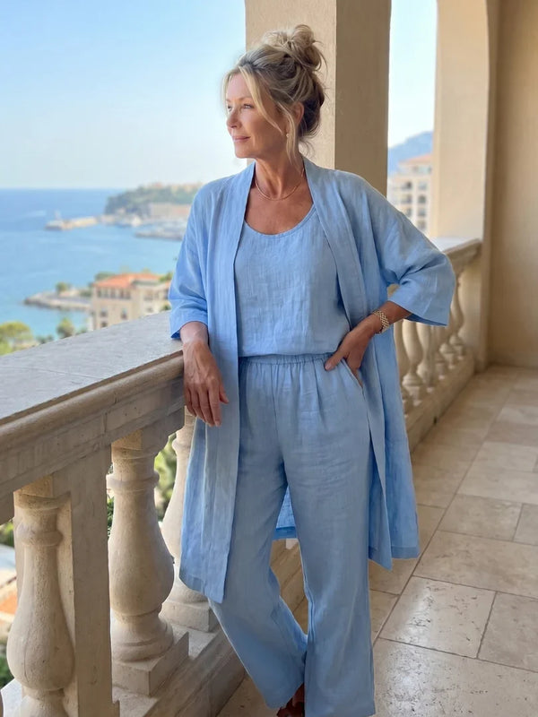 Théa Three-Piece Relaxed Co-Ord Set