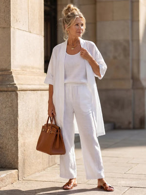 Théa Three-Piece Relaxed Co-Ord Set