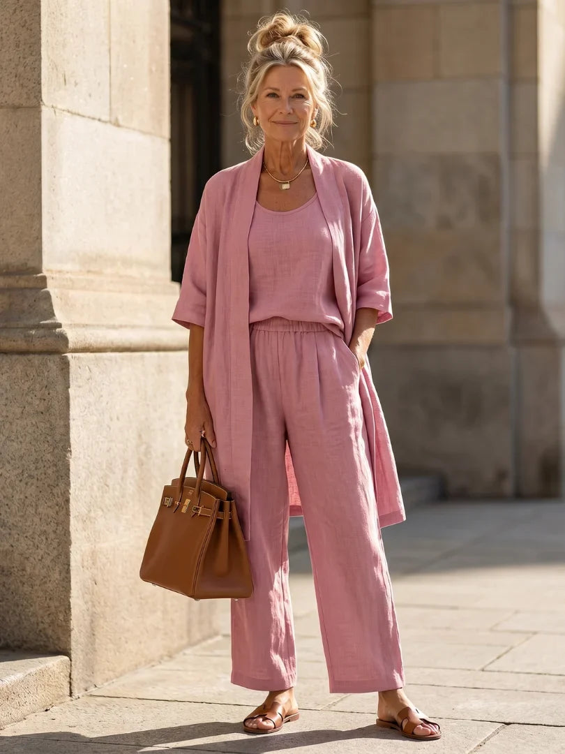 Théa Three-Piece Relaxed Co-Ord Set
