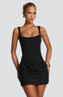 Elara Sculpt Mini Dress
