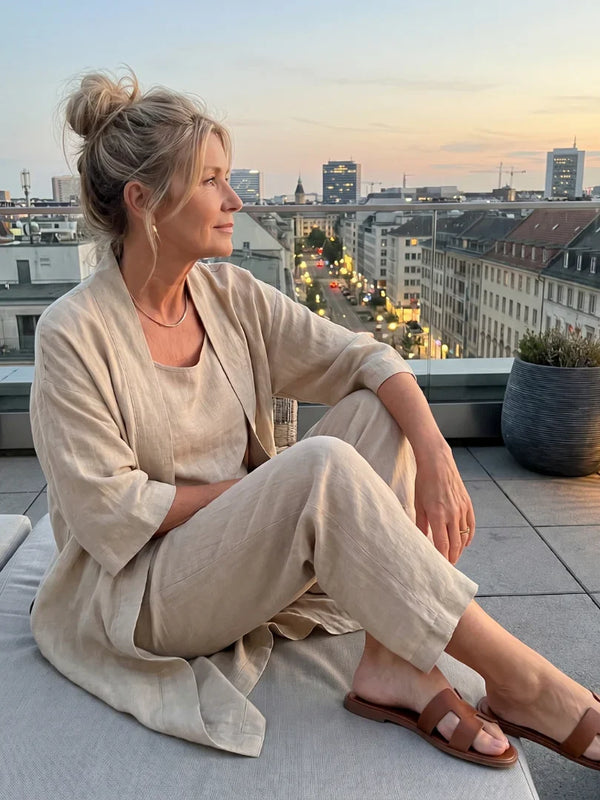 Théa Three-Piece Relaxed Co-Ord Set
