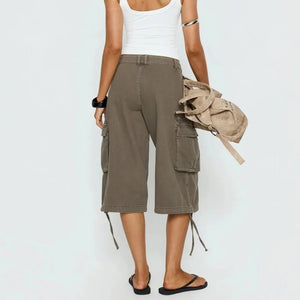 Jade Camo Longline Cargo Short