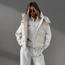 Solène Hooded Sleeveless Puffer Gilet