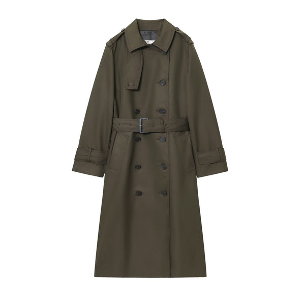 Alexandra | Women's Belted Double Breasted Long Trench Coat