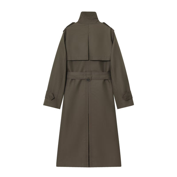 Alexandra | Women's Belted Double Breasted Long Trench Coat