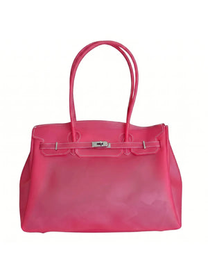 Eileen | Women's Structured Faux Leather Top Handle Satchel Bag
