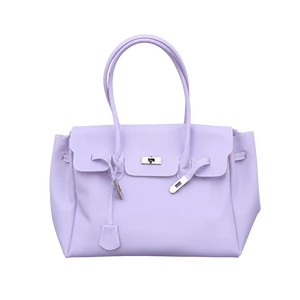 Eileen | Women's Structured Faux Leather Top Handle Satchel Bag