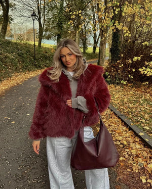 Emma | Women's Oversized Faux Fur Coat