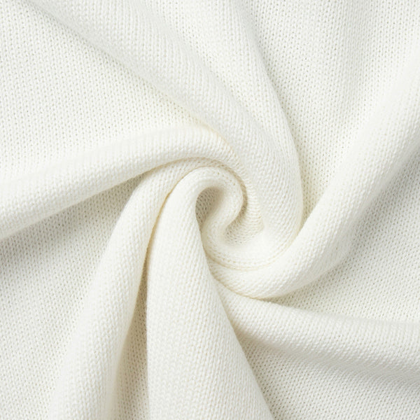 Giselle | Women's Oversized Crew Neck Backless Knit Sweater