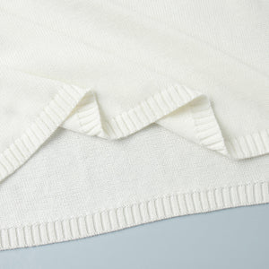 Giselle | Women's Oversized Crew Neck Backless Knit Sweater