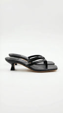 Amélie Strappy Kitten Heel Mule