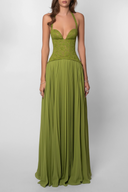 Clémence Lace Corset Maxi Gown
