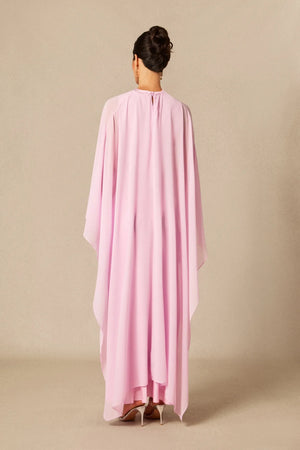 Lainey | Women's Batwing Cape Sleeve Formal Maxi Dress