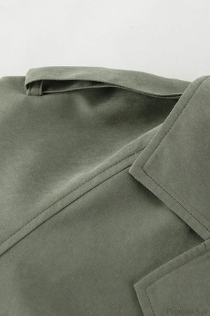 Macy | Women's Belted Open Front Wrap Jacket