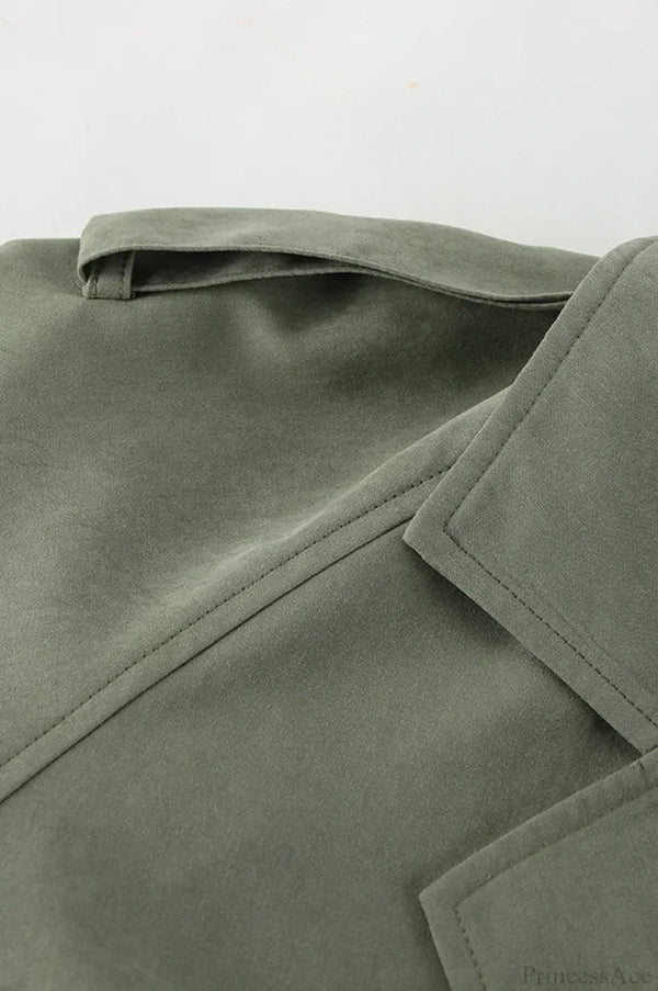 Macy | Women's Belted Open Front Wrap Jacket