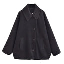 Patricia | Women's Oversized Notch Lapel Wool Blend Jacket