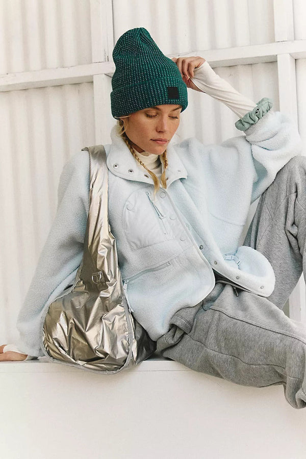 Regine | Women's Sherpa Fleece Teddy Jacket with Buttons