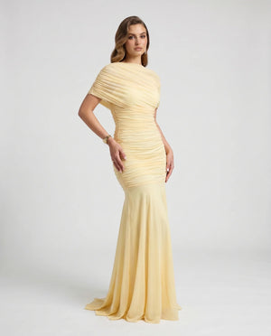Rosalie Ruched Mermaid Maxi Dress