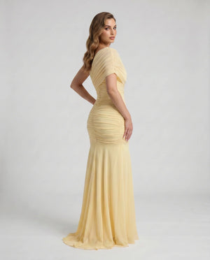 Rosalie Ruched Mermaid Maxi Dress