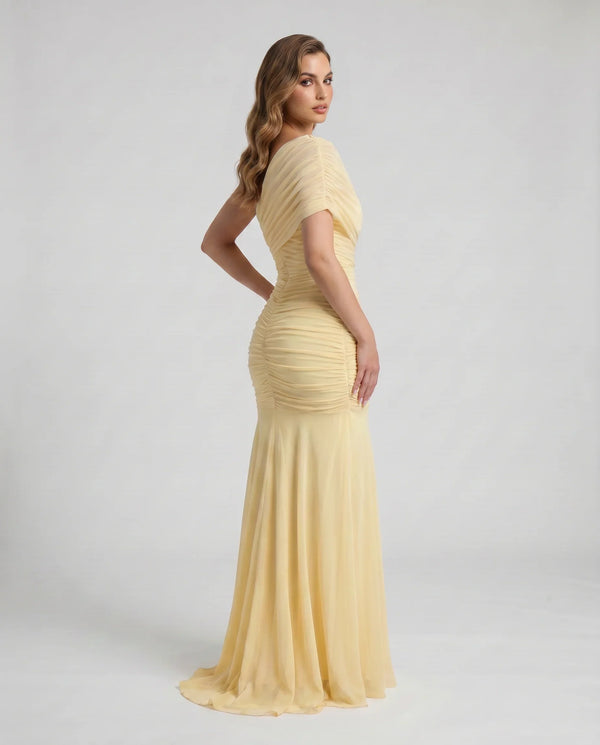 Rosalie Ruched Mermaid Maxi Dress