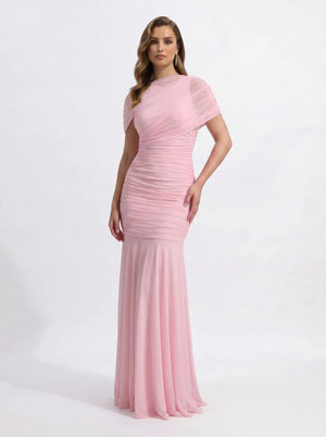 Rosalie Ruched Mermaid Maxi Dress