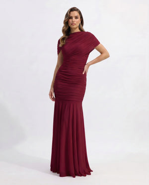 Rosalie Ruched Mermaid Maxi Dress