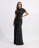Rosalie Ruched Mermaid Maxi Dress