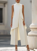 Léonie High-Neck Wide Leg Co-Ord Set