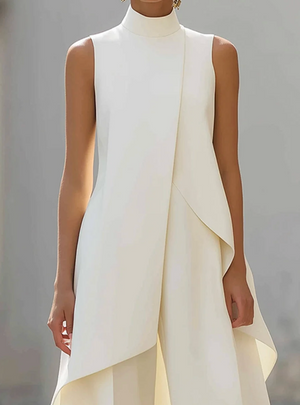 Léonie High-Neck Wide Leg Co-Ord Set