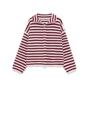 Pauline Oversized Zip Knit Sweater