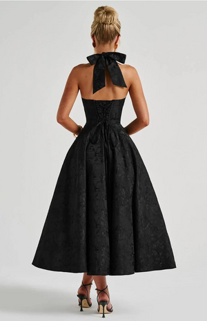 Isabelle Floral Halter Midi Dress