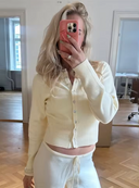 Juliette Ribbed Slim Cropped Knit Top