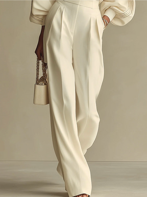 Céleste Textured Knit Crew Neck Two-Piece Set