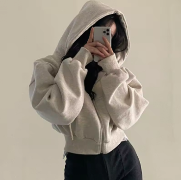 Noémie Cocoon Zip Hoodie