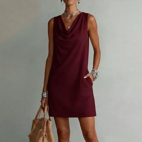Serena Cowl Mini Dress