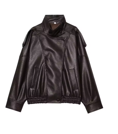 Noir Élan Leather Jacket