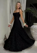 Béatrice Full Lace Spaghetti Strap Maxi Dress