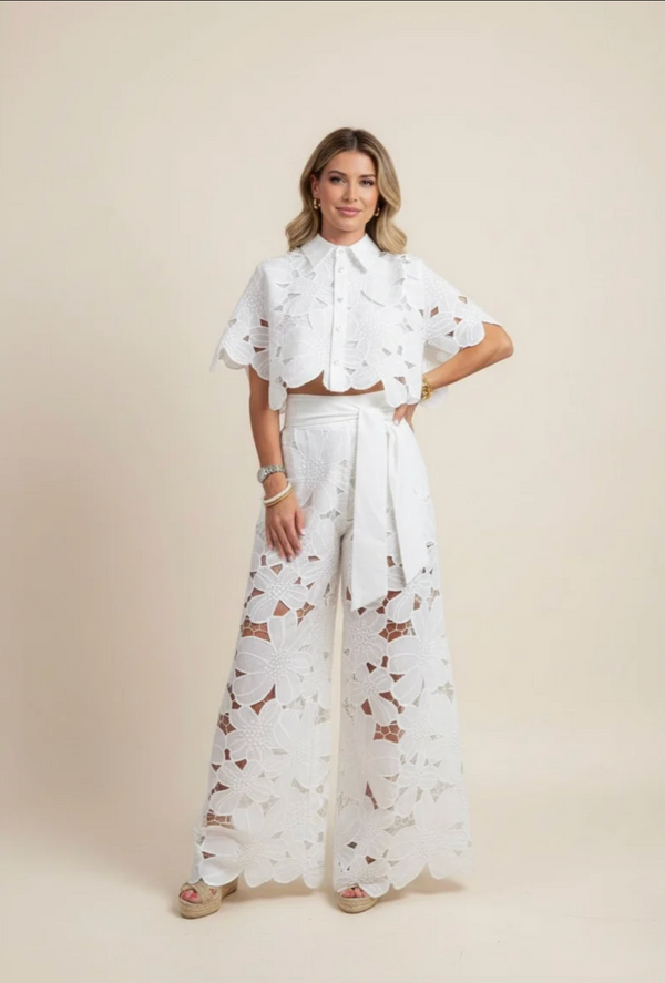 Marbella Lace Two-Piece Set