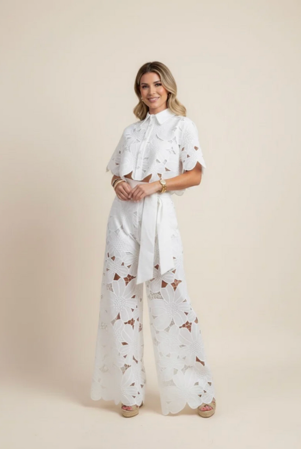 Marbella Lace Two-Piece Set