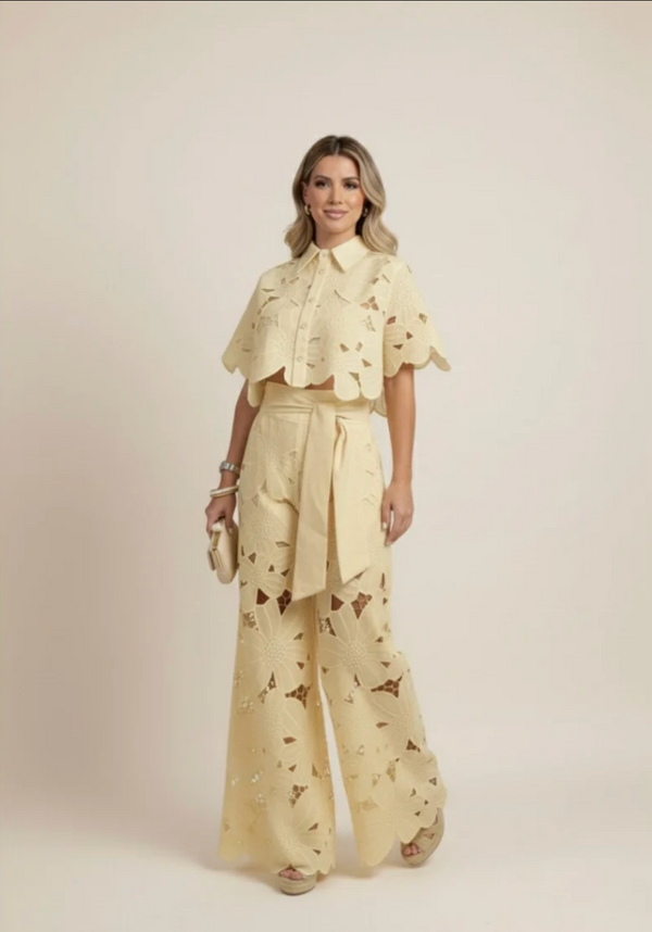 Marbella Lace Two-Piece Set