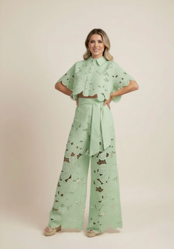 Marbella Lace Two-Piece Set