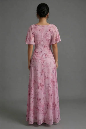 Amélie Floral Sweetheart Maxi Dress