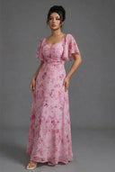 Amélie Floral Sweetheart Maxi Dress