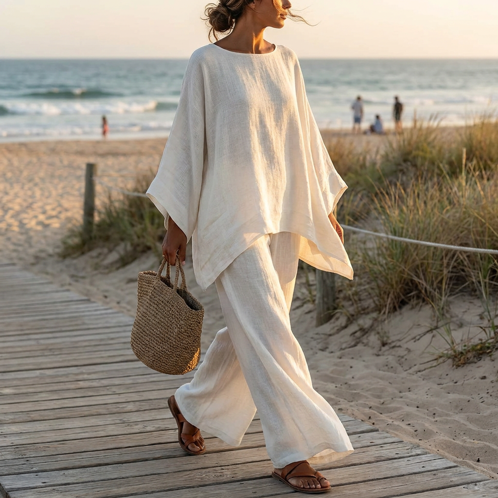 Amara Linen Flow Set