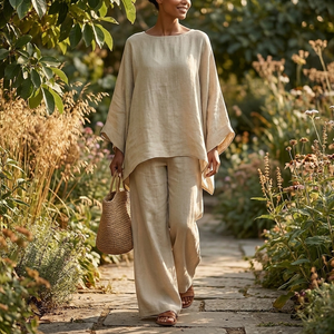 Amara Linen Flow Set