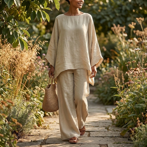 Amara Linen Flow Set