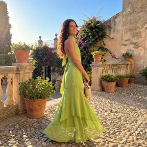 Celeste Émeraude Maxi Dress