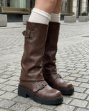 Valentina Platform Knee-High Boot