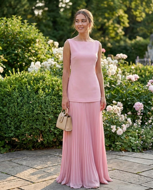 Margaux Pleated Dress Suit